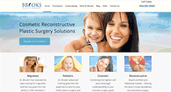 Desktop Screenshot of brooksplasticsurgery.com